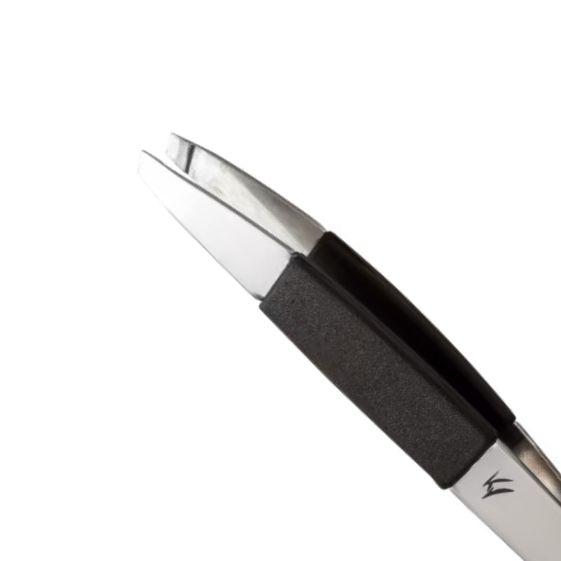 Pinça Profissional Ponta Chanfrada Prata Esterilizável TW-1357 - Klass Vough