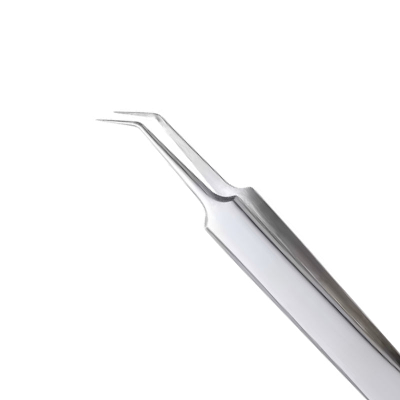 Pinça Profissional Ponta Fina Esterilizável para Extensão de Cílios TW-121 - Klass Vough