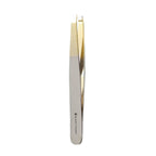 Pinça Profissional Ponta Reta Dourada Esterilizável TW043FHG - Klass Vough
