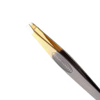 Pinça Profissional Ponta Reta Dourada Esterilizável TW048FHQH - Klass Vough