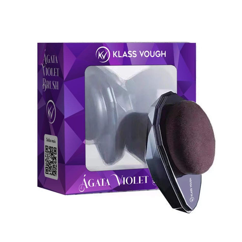 Pincel Ágata Violet para Pó e Base - Klass Vough