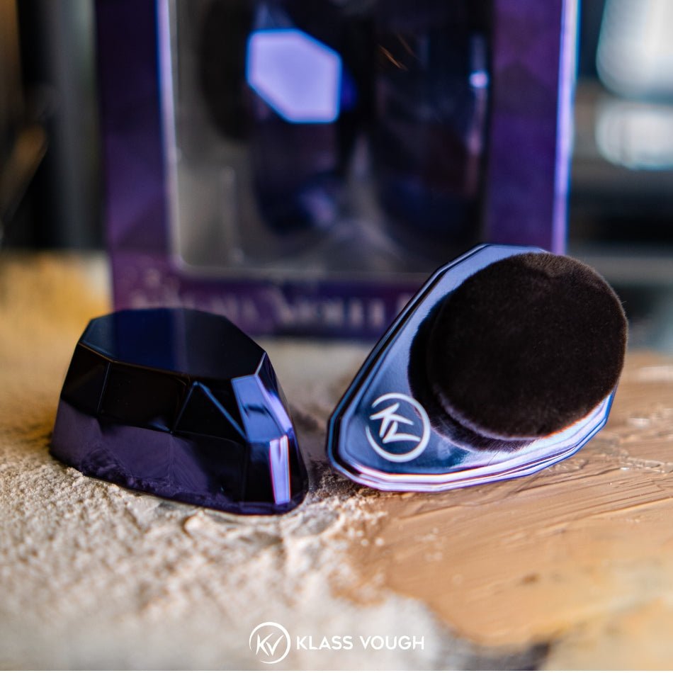Pincel Ágata Violet para Pó e Base - Klass Vough