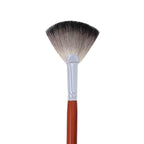 Pincel Leque Brown Line 6 para Pó - Klass Vough