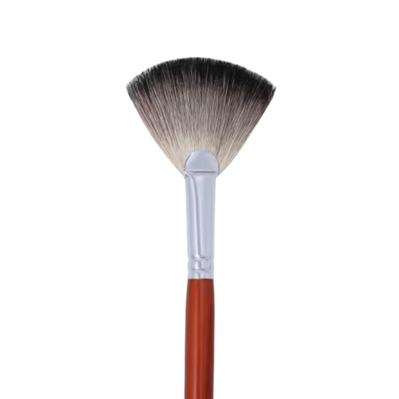 Pincel Leque Brown Line 6 para Pó - Klass Vough