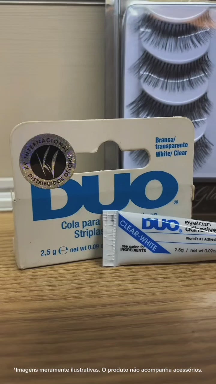 Mini Cola DUO para Cílios Postiços Transparente 2,5g