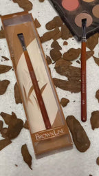 Pincel Curto Brown Line 10A para Sombra