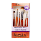 Queridinhos da Brown II - Kit de Pincéis para Rosto e Olhos com 6 Unidades - Klass Vough