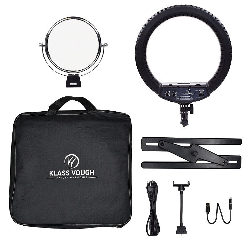Ring Light Digital para Mesa 13.5 Polegadas com Tripé e Bolsa - Klass Vough
