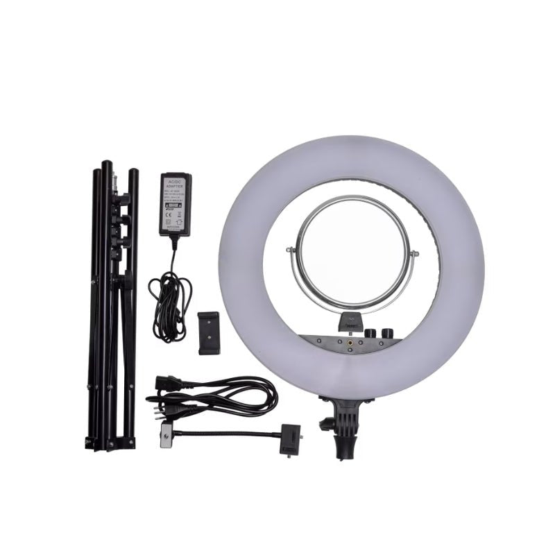 Ring Light Digital Profissional 18 Polegadas com Tripé e Controle Remoto - Klass Vough