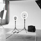 Ring Light Digital Profissional 18 Polegadas com Tripé e Controle Remoto - Klass Vough