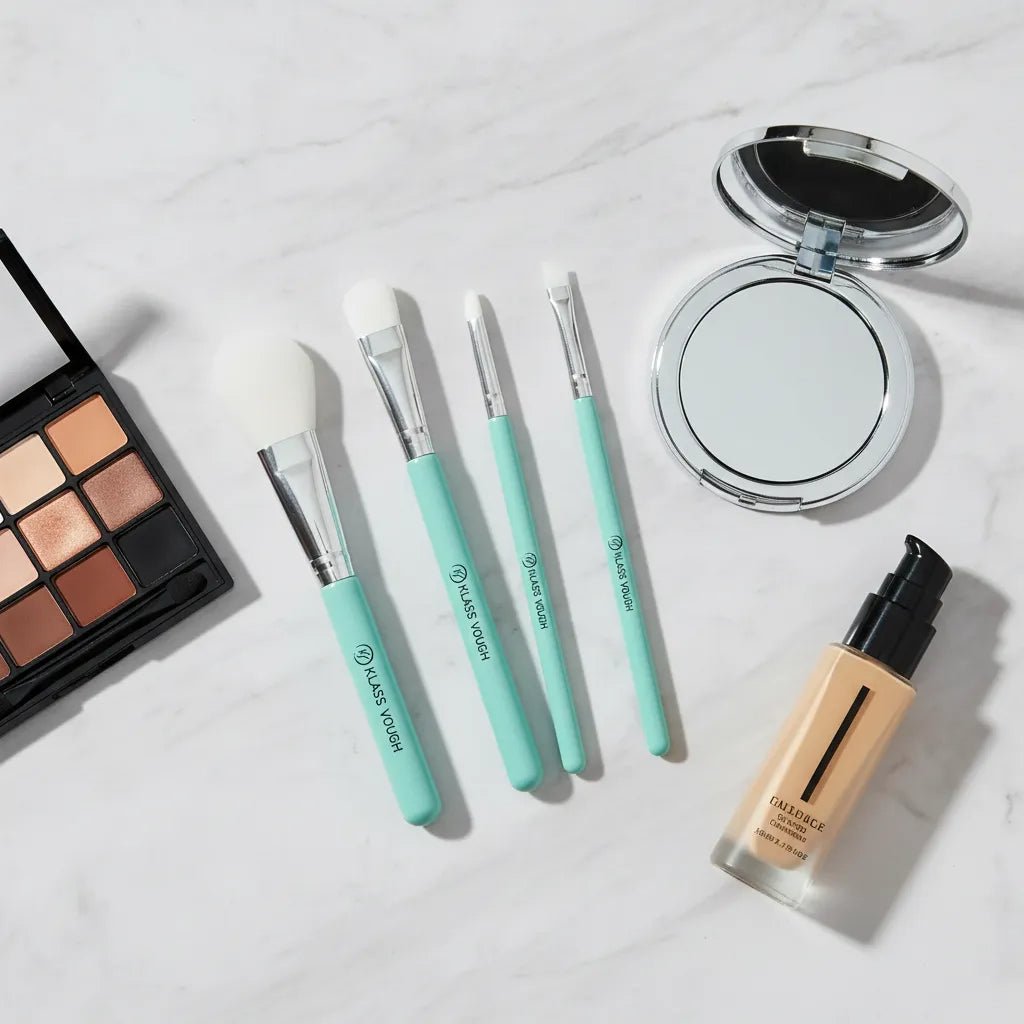 Silicone Brush Set - Kit de Pincéis para Maquiagem e Skincare - Klass Vough