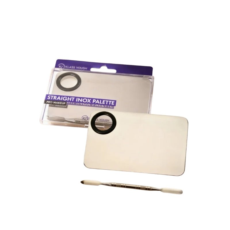 Straight Inox Palette - Placa com Espátula de Maquiagem - Klass Vough
