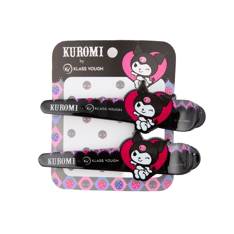 Tic Tac para Cabelos Preto com 2 Unidades Kuromi - Klass Vough